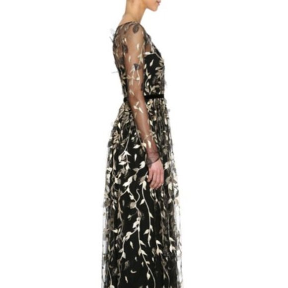New Sheer Overlay Gown - Wedding / Ball / Formal - Picture 5 of 9